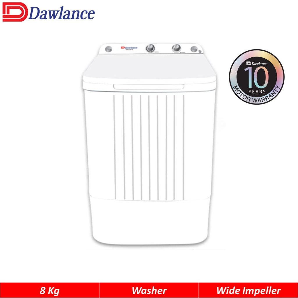 Dawlance DW 6100 white 8KG single tub Washing Machine Price in