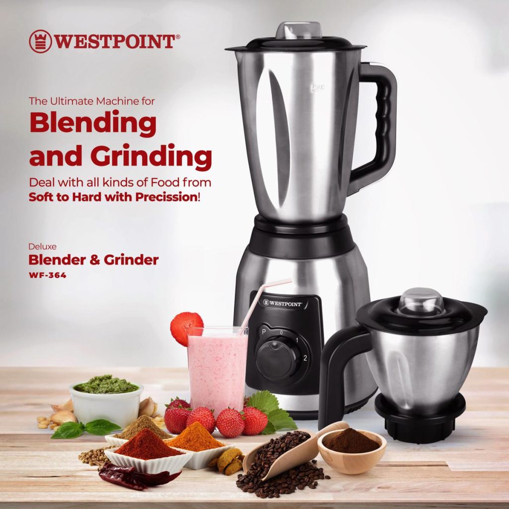 Westpoint Blender and Grinder WF364 New Glacier Electronics (Karachi)
