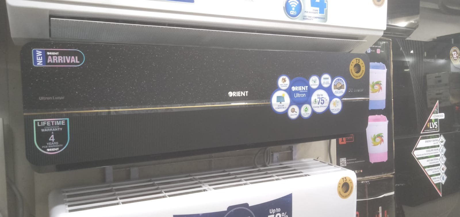 Orient LUNAR 18G 1.5 Ton Ultron T3 IOT eComfort Black DC Inverter