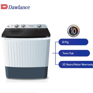 Dawlance Washing Machine DW 6550C Black Lid 8 kg Twin Tub Washing Machine