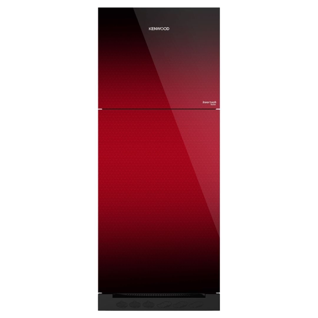 Kenwood KRFI-26657 18 Cubic Feet Glass Door Invertech Series I GD-Inverter German Technology Compressor Low Voltage Startup upto 170V & Energy Efficient 60%