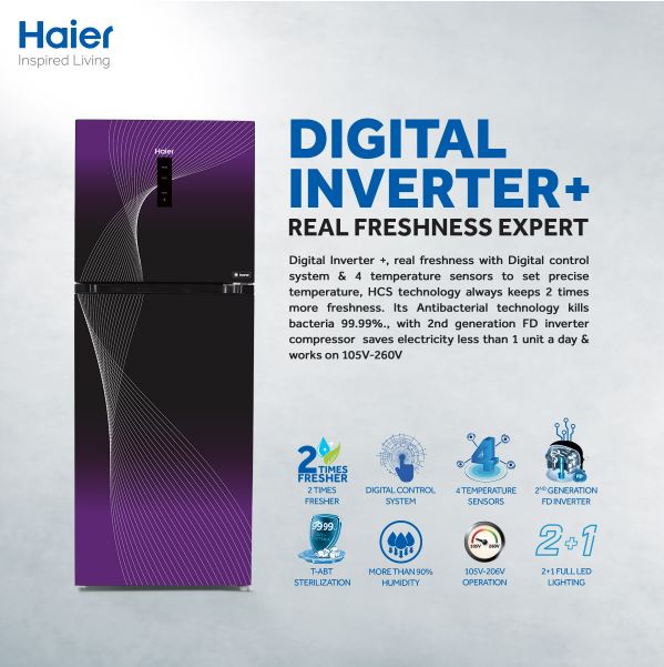 Haier HRF-438IFPA/IFRA/IFGA Refrigerator 16 Cu Ft/Digital Inverter
