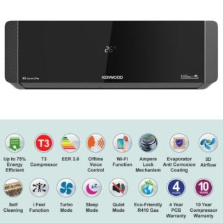 KENWOOD Model KEL-1270S 1.0 TON eLUXURY PRO T3 INVERTER AC