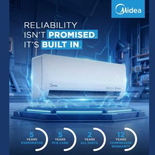 Midea Xtreme Plus 18HRFN1 (1.5 Ton) Inverter AC White