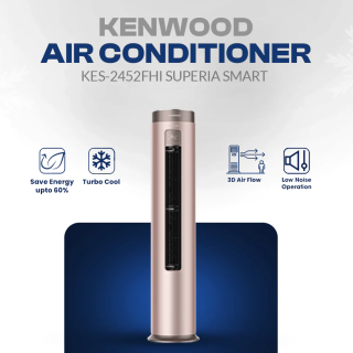 Kenwood KES-2452FHI Superia Smart 2.0-ton floor-standing inverter air conditioner